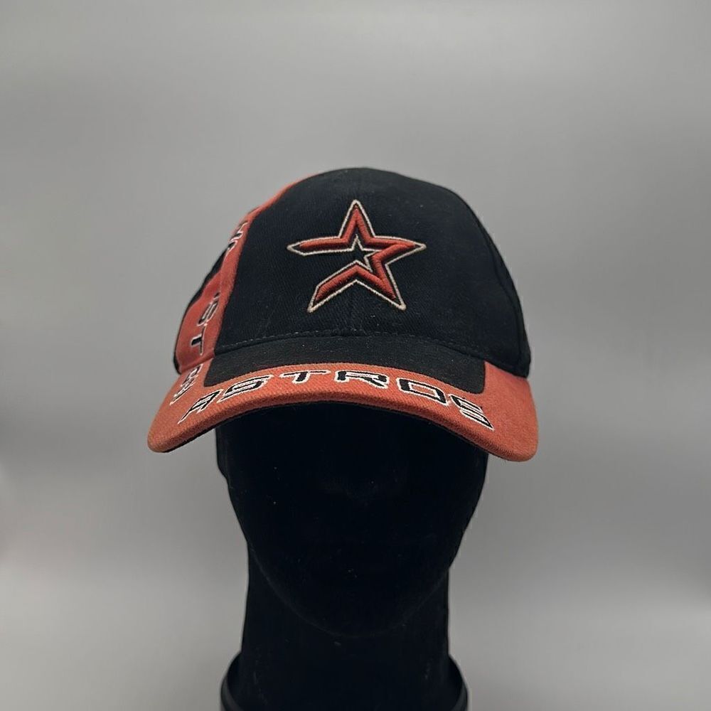 Vintage Y2K Houston Astros Logo Athletic Strapback Hat One Size Genuine Merch